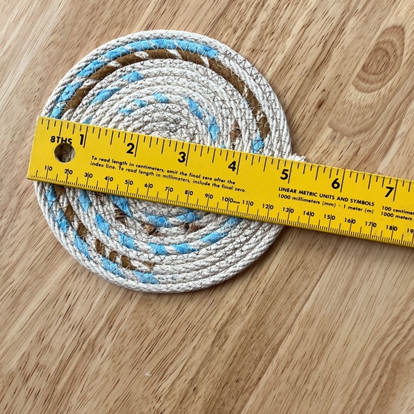 MUG RUG WITH COFFEE MUG BRAND NEW RUG IS HANDMADE - Picture 4 of 10